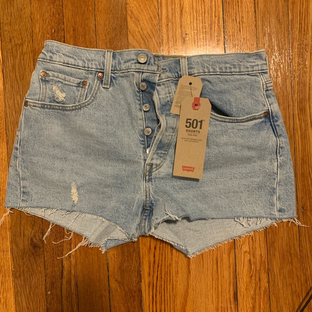 Levi’s High Waisted 501 Shorts